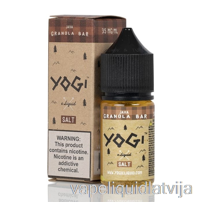 Java Granola Batoniņš - Yogi Salts E-šķidrums - 30ml 35mg Vape šķidrums